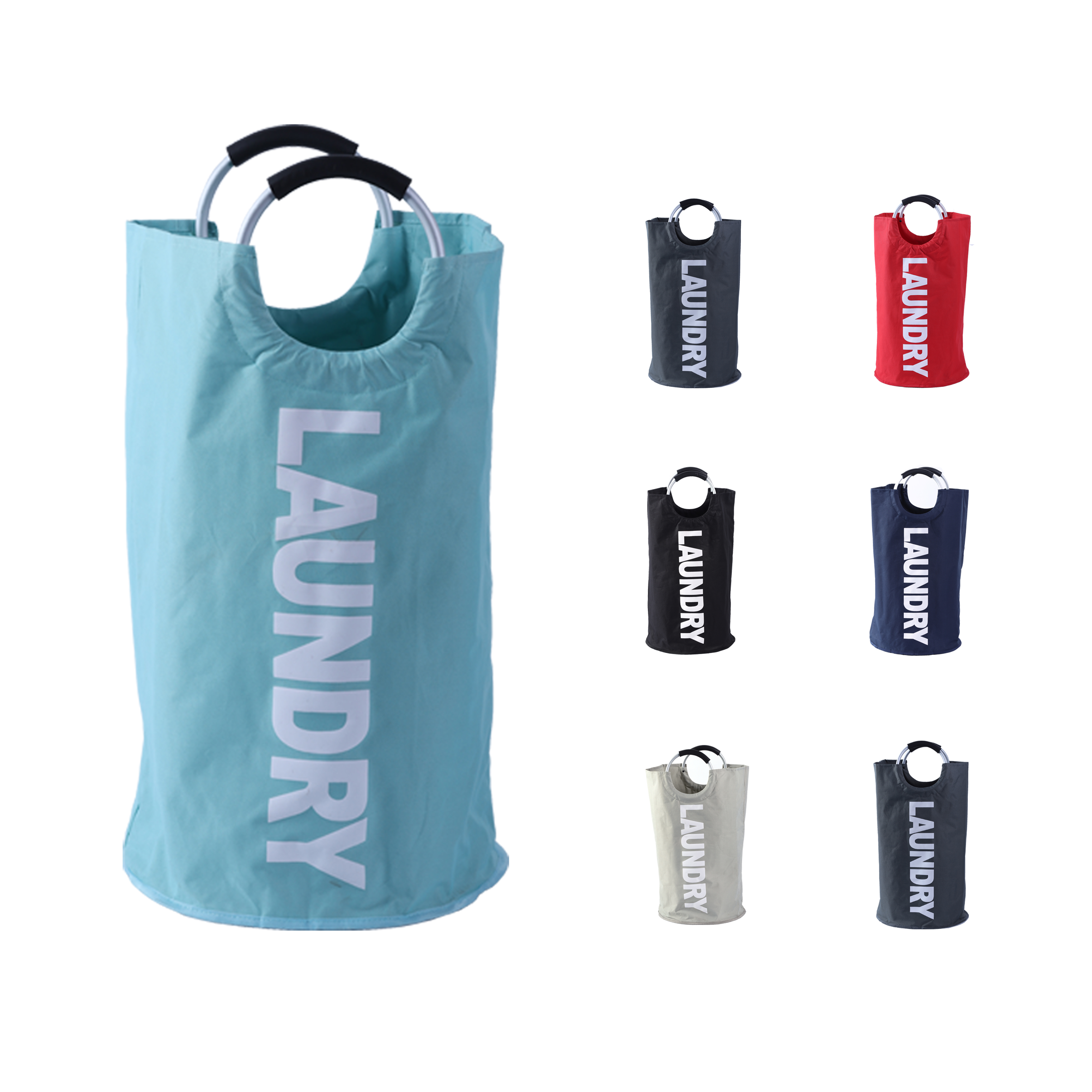 Хит продаж, переносная корзина для белья размером 82-115 л, оптом, XXL, холщовая корзина для белья, корзина для сумок с ручкой, легко стоящая