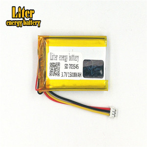 Socket 1.5-<span class=keywords><strong>3</strong></span> P <span class=keywords><strong>3</strong></span>.7 V 703545 1500 mah factory high quality lithium polymer battery rechargeable li-ion battery lipo - Product Image 2