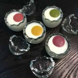 Bán Chạy Nhất Giá Rẻ Vỏ Trứng Thủy Tinh Sữa Chua Jar Thạch Pudding Jar - Product Image 5