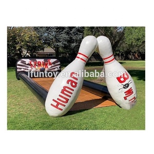 Juego de pista de bolos inflable al aire libre/Juego de bolos inflable Juegos deportivos de callejón/Bolera inflable para la venta - Product Image 6