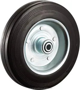 industrial wheel rubber plastic 100 mm 4 inch 100 kg load capacity single wheels