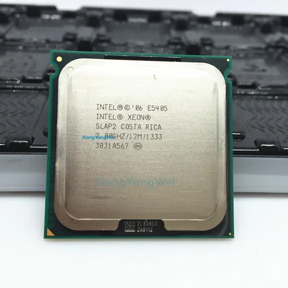 Intel Xeon E5405 dört çekirdekli İşlemci 3.0GHz 12MB SLAP2 ve SLBBP işlemci üzerinde çalışır LGA 775 anakart