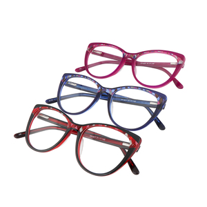 Nueva moda gafas de ojos de gato personalizadas con patrón <span class=keywords><strong>demi</strong></span> - Product Image 6