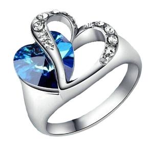 <span class=keywords><strong>Anello</strong></span> <span class=keywords><strong>Cuore</strong></span> dell'Oceano Titanic all'Ingrosso, <span class=keywords><strong>Anello</strong></span> Nuziale con Cristallo <span class=keywords><strong>Blu</strong></span> a Forma di <span class=keywords><strong>Cuore</strong></span> - Product Image 2