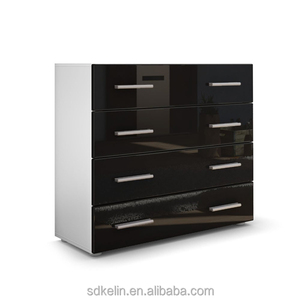 <span class=keywords><strong>Cassettiera</strong></span> Moderna in Legno Massello per <span class=keywords><strong>Soggiorno</strong></span> con Finitura Lucida - Product Image 4