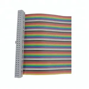 Cable Plano IDC de 64 Pines con Conector Tipo Arcoíris, Alta Calidad y Entrega Rápida - Product Image 1