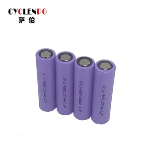 Batería de iones de litio de 18650 V, 3,7 mah, 2200, 18650