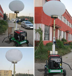 Torre de Iluminación Portátil de 8kW con <span class=keywords><strong>Generador</strong></span> Diésel de 12KW 15KVA 380V 60HZ - Product Image 4