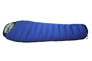 Saco de dormir profesional para montañismo y senderismo, momia FP500 70%, plumón de plumas de pato gris - Product Image 2