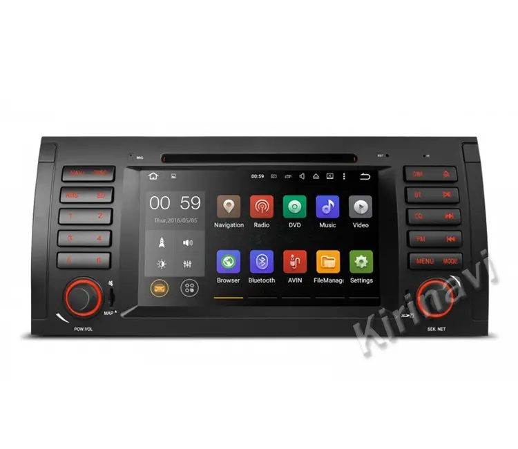 Kirinavi WC-BW10.08 lettore gps per auto per BMW E39 android 10.0 auto lettore dvd 1995-2003 per bmw e39 navigazione gps WIFI 3G BT