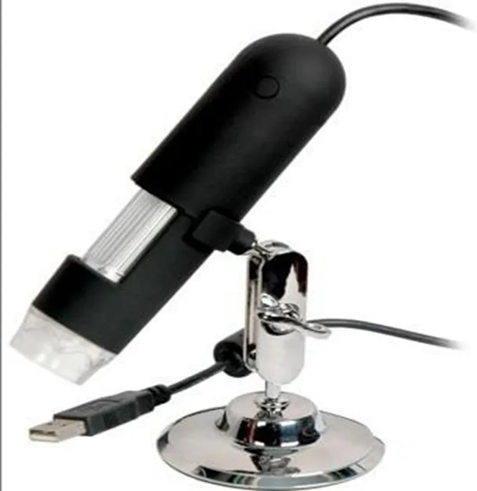 USB Digitale Hoofdhuid Haar Microscoop 20-400X 8LED Hoofdhuid Detector HD Pixels Vergrootglas