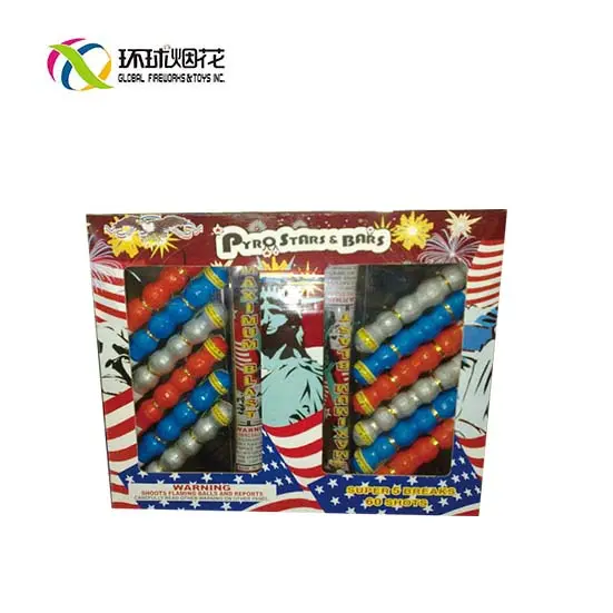 Pyro Yıldız Çubukları 1.5 "6 patlama yüksek kalite fabrika Toptan Üretici 1.3G UN0335 Liuyang Global Fireworks