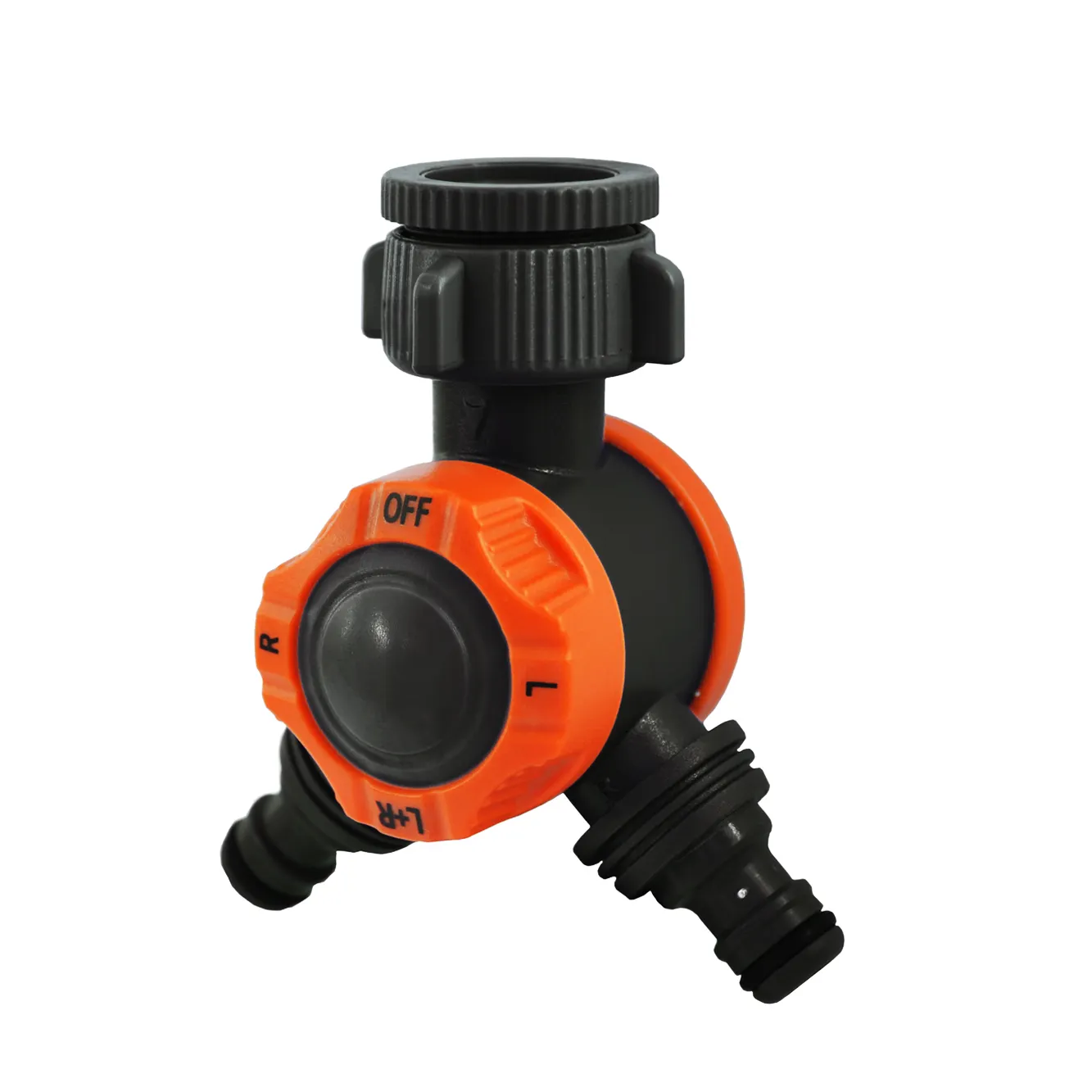 Шланг садовый 1 ''Ez-dial 2-way Tap соединитель подходит для 18 мм садового шланга садовые инструменты наружная резьба водяной выход 115*104*54