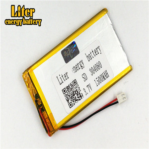 Plug 2.5-2 P 304080 Ultra-thin polymer lithium battery 1500 mah outdoor lighting 3.7 V equipment medical with ntc - Product Image 3