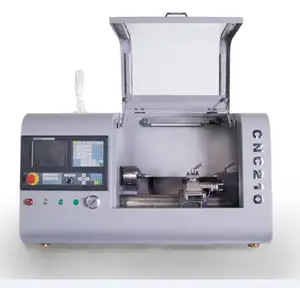 Parallel drehmaschine CNC210 Mini CNC-Drehmaschine für Hobby-und Schul ausbildung