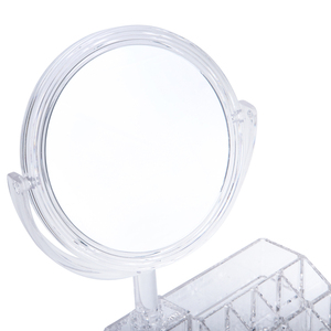 Wholesale Multi-Function Desktop Organizers Acrylic Makeup Organiser &amp; Mirror - Product Image 4