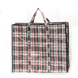 Periksa Desain Tas Koper Kuat Tas Jinjing Jumbo Tas Anyaman Ritsleting Kustom Pp Besar Murah Daur Ulang Cokelat Troli Ekstra Besar - Product Image 1