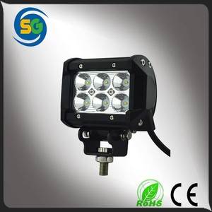18 w alta lúmenes led barra ligera campo a través, 4 pulgadas off road light led <span class=keywords><strong>bar</strong></span> - Product Image 1
