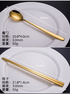 <span class=keywords><strong>Palillos</strong></span> y cuchara <span class=keywords><strong>de</strong></span> metal <span class=keywords><strong>de</strong></span> titanio coreano, juego <span class=keywords><strong>de</strong></span> cucharillas <span class=keywords><strong>de</strong></span> <span class=keywords><strong>acero</strong></span> inoxidable reutilizables con logotipo personalizado - Product Image 3