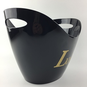 Portabottiglie in plastica a doppia parete/secchiello per il ghiaccio e pinza - Product Image 6