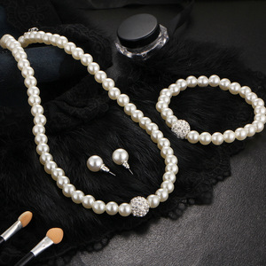 Ensemble de colliers en perles au design simple et tendance pour femmes, boutique de <span class=keywords><strong>bijoux</strong></span>, vente en gros N800195 - Product Image 3