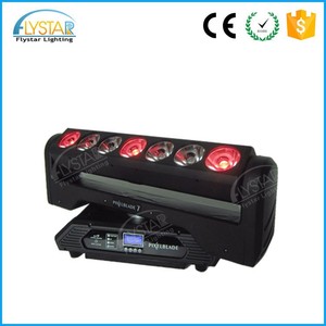 Vente chaude 7 pcs 15 w led ville 4in1 rgbw couleur lumière tête mobile faisceau éclairage à disco - Product Image 4