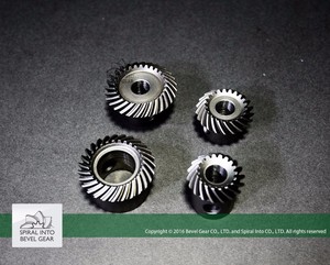 Couronne et pignon coniques en spirale pour engrenages coniques différentiels - Product Image 2