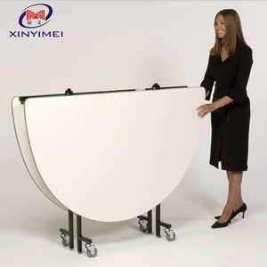 Mesa <span class=keywords><strong>de</strong></span> Banquete Plegable Móvil con Ruedas, Venta al Por Mayor a Precio <span class=keywords><strong>de</strong></span> Fábrica - Product Image 1