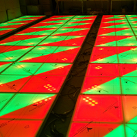 Plancher de danse LED à pixels RGB, nouveau design, pour soirées, discothèques, mariages, événements, activé par le son, contrôle DMX512