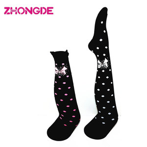 Nouvelle arrivée chaud impression personnalisée femmes <span class=keywords><strong>cuissardes</strong></span> <span class=keywords><strong>chaussettes</strong></span> - Product Image 3