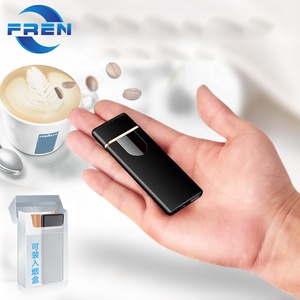 ولاعة كهربائية <span class=keywords><strong>USB</strong></span> قابلة للشحن عديمة اللهب يندبروف تصميم نحيف للغاية خفيفة الوزن سوبر صامت مع <span class=keywords><strong>USB</strong></span> كابل شحن
