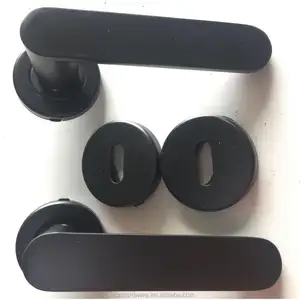 Bán buôn phong cách Châu Âu Matt Đen nhôm cửa xử lý cho nhập phòng tắm nhà bếp và trung tâm sử dụng - Product Image 1