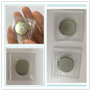 Cubierta de PVC Coser botones Snaps Magnético oculto Imán Cierre Monedero 15x2mm - Product Image 1