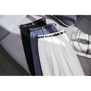 OL Style-Pantalones formales blancos <span class=keywords><strong>para</strong></span> mujer, pantalón informal <span class=keywords><strong>para</strong></span> oficina, <span class=keywords><strong>2022</strong></span> - Product Image 4