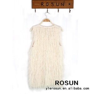 adolescente blanc <span class=keywords><strong>sans</strong></span> manches cardigan gilet gilet crochet tops - Product Image 2