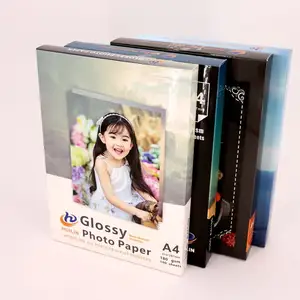 Water Resistant Fast Dry Premium Bright White Waterproof A4 Inkjet Paper Glossy Photo Paper 200gsm A4 Paper