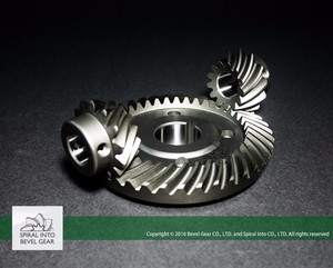 Right <b>Hand</b> Spiral Bevel Gear Transmission New Steel Crown Wheel and Pinion - Product Image 2
