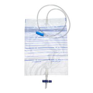 Sac de drainage urinaire à valve en T de haute qualité, jetable, médical, certifié CE, stérilisé, 1500cc 2000cc, pour hommes et usage senior - Product Image 3