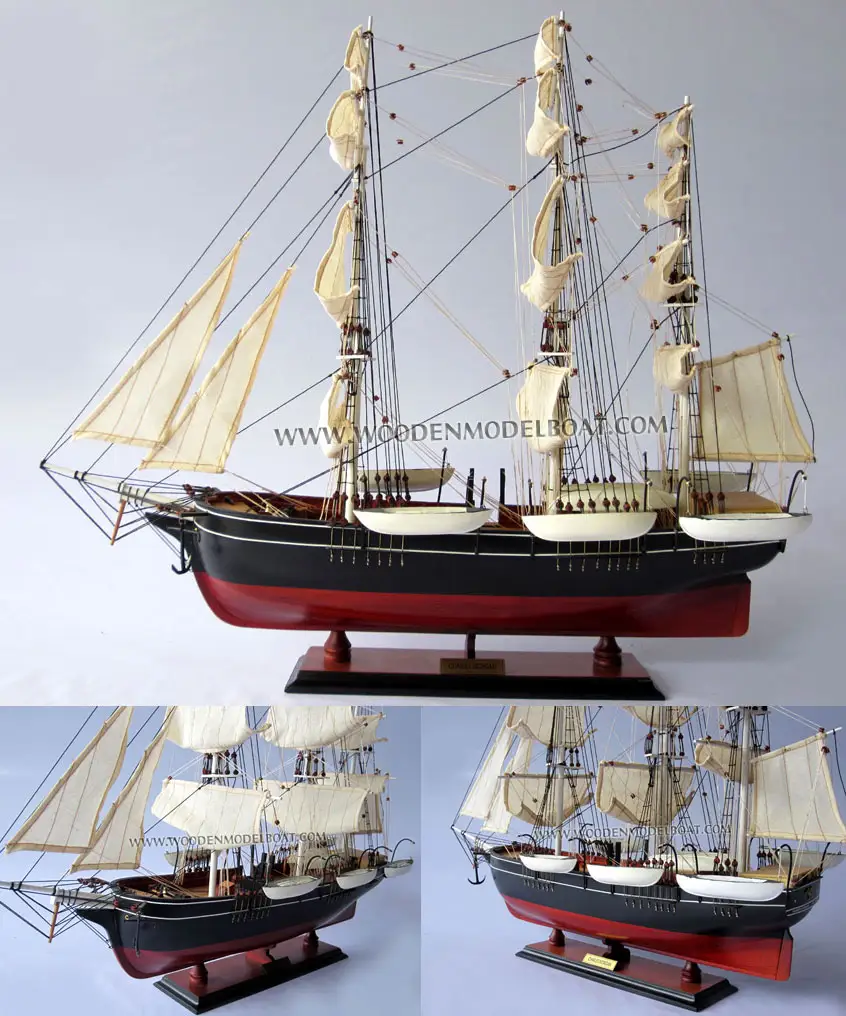 Деревянная модель корабля Чарльза Моргана-деревянная модель ручной работы