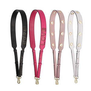 Faux Leather Bag Handle Adjustable Leather Shoulder Strap - Product Image 3