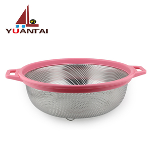 Outils de cuisine en acier inoxydable, polyvalents, <span class=keywords><strong>passoire</strong></span> de cuisine pour légumes <span class=keywords><strong>avec</strong></span> poignée, vente en gros - Product Image 3