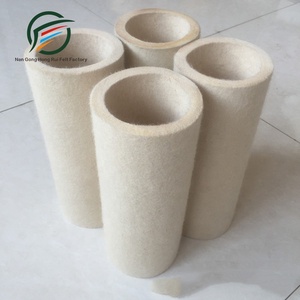 Custom机油吸收工业100% 美利奴羊毛毛毡管 - Product Image 5