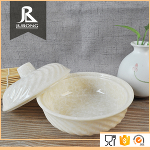 Ecológico wh ite barato sopa diseño personalizado ronda vajilla de corea - Product Image 2