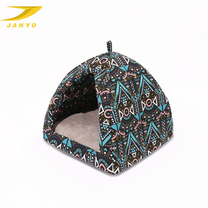 <strong>Comfortable</strong> <strong>Soft</strong> Canvas Triangle <strong>Dog</strong> <strong>House</strong> Cut <strong>Dog</strong> <strong>House</strong> Warmly Printed Pet <strong>Dog</strong> <strong>House</strong> for Rest - Product Image 5