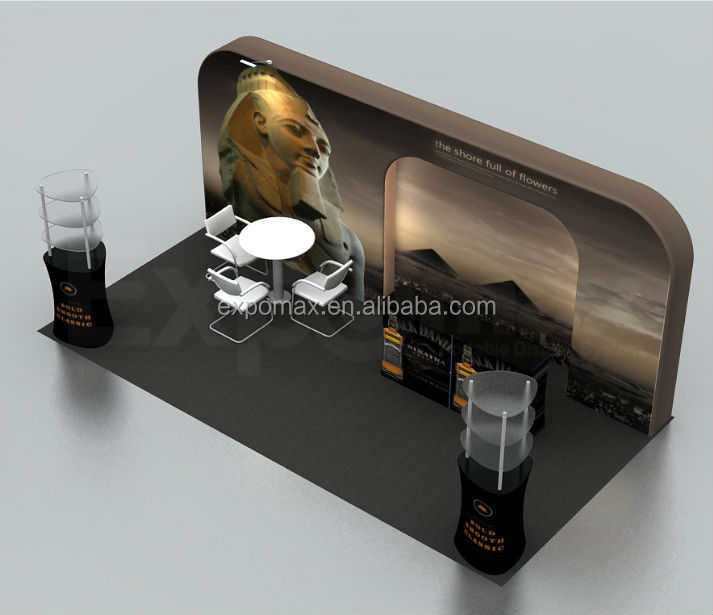 Portable 3*3 stand d'exposition solution