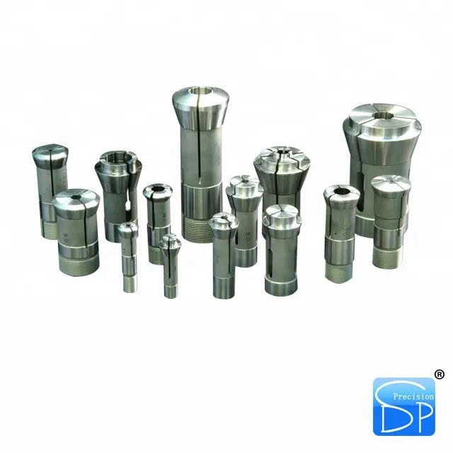cnc collet chuck and guide bush for clamping workpiece