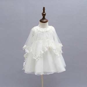 Bébé Fille Sans Manches En Tricot Dentelle Baptême Baptême <span class=keywords><strong>Tutu</strong></span> <span class=keywords><strong>Robe</strong></span> En Maille - Product Image 2