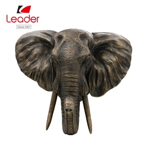 <span class=keywords><strong>Testa</strong></span> di animale di Arte Della Parete di <span class=keywords><strong>Testa</strong></span> di <span class=keywords><strong>Elefante</strong></span> <span class=keywords><strong>in</strong></span> Rame di Colore Della Resina Decorazione di Arte Della Parete Per Il Montaggio A Parete Decorazione - Product Image 1