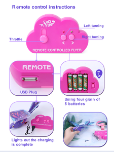 พลาสติก Rc Flying Bird ขายร้อน2.4G RC Bird DWI X17รีโมทคอนโทรลการบินล่านก Rc สำหรับเด็ก - Product Image 6