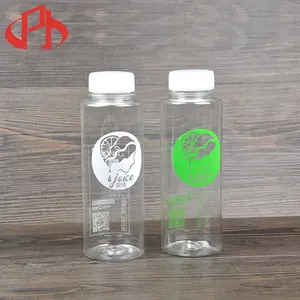 Food Grade Beverage Drinking Disposable Empty Transparent Pet Plastic Juice Bottle For Juice